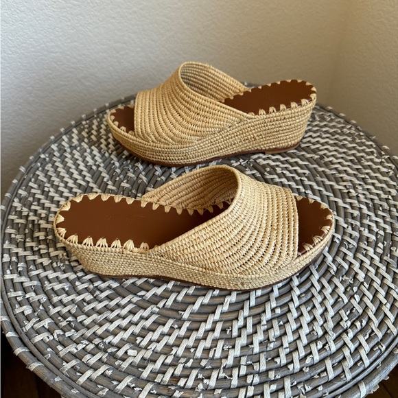 Carrie Forbes Wedges. Size 38. Like New! - Picture 5 of 6